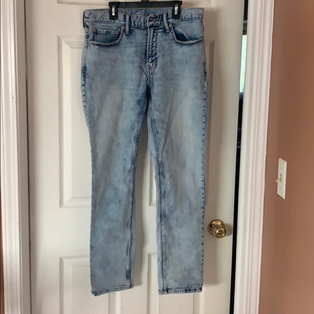 Old Navy Slim Stretch bleached Denim jeans